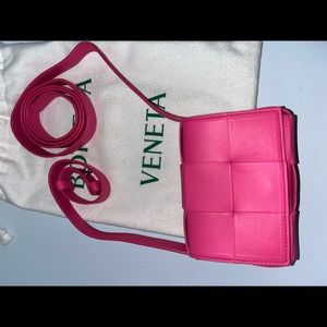 Bottega Veneta
Mini Cassette Crossbody Bag Pink